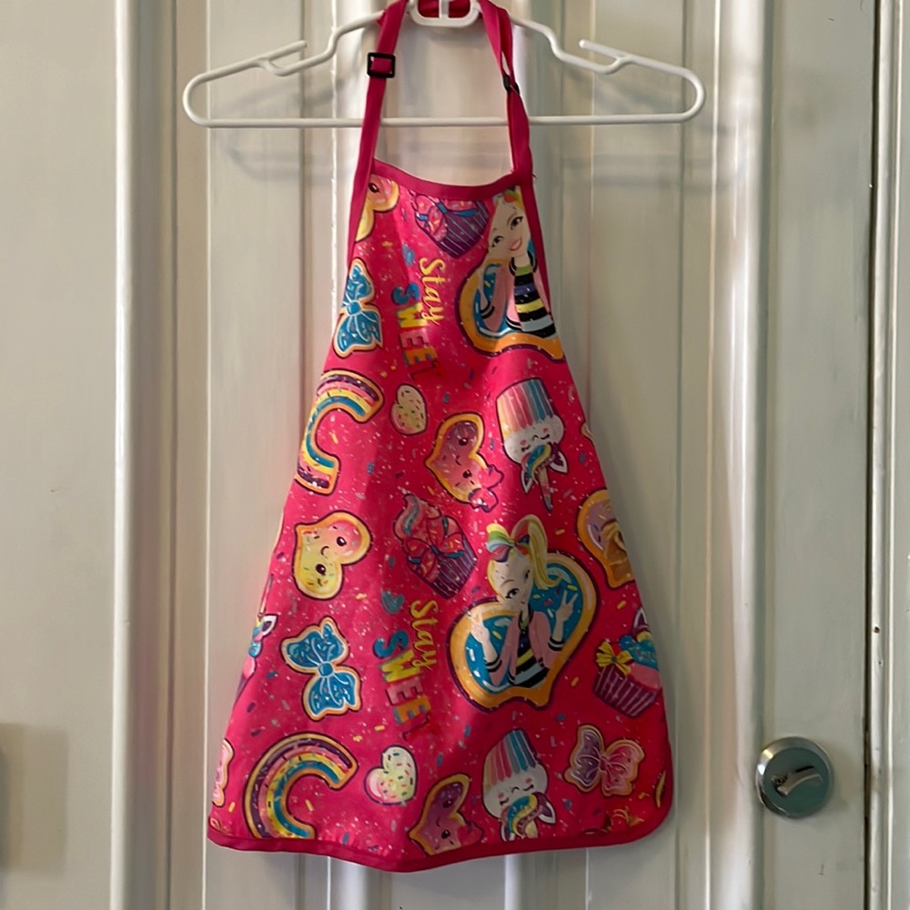 JoJo Siwa Pink Cooking Apron Exclusive from JoJo Culturefly Box Girls